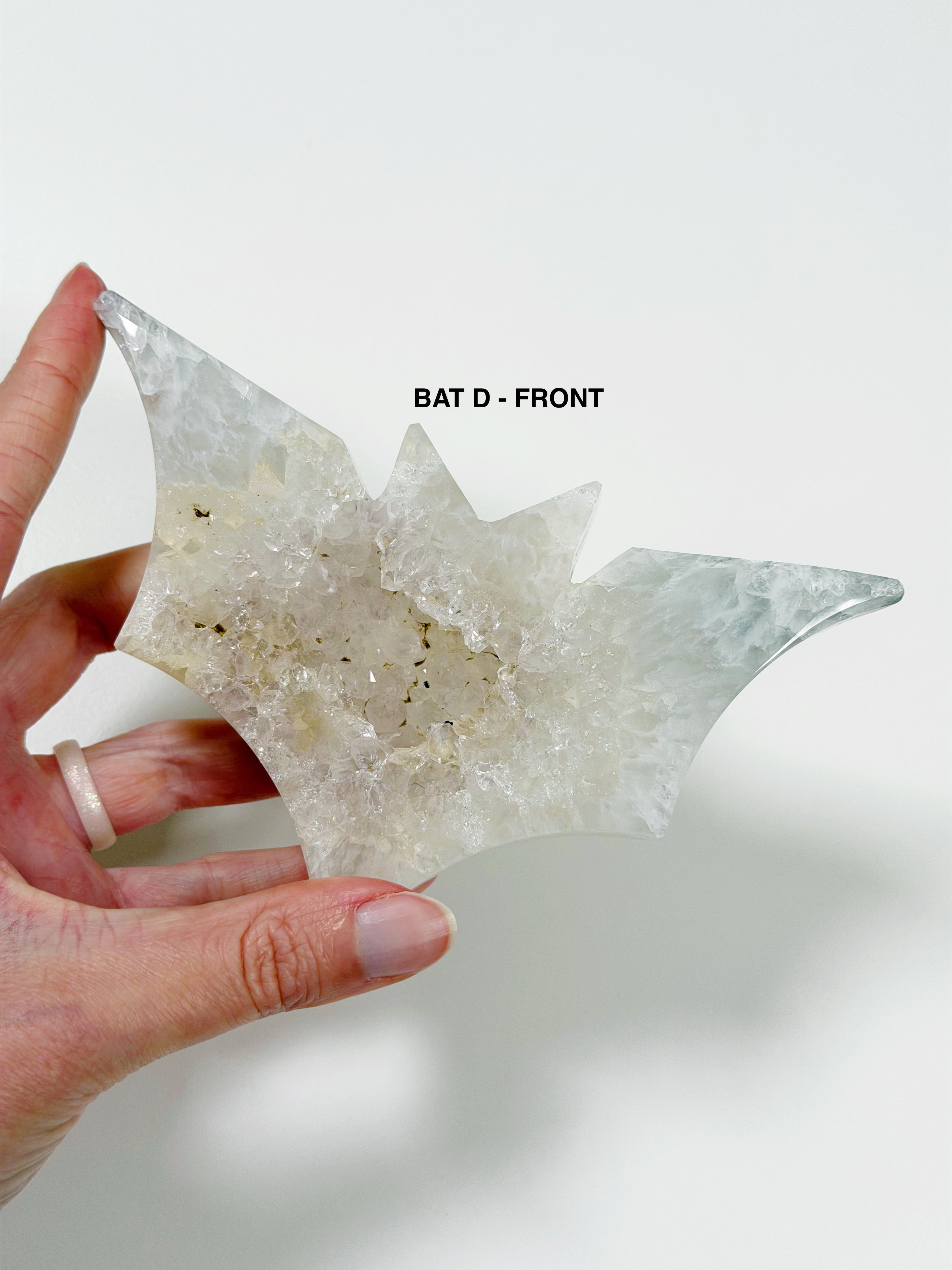 PICK YOUR OWN: DRUZY AGATE BAT