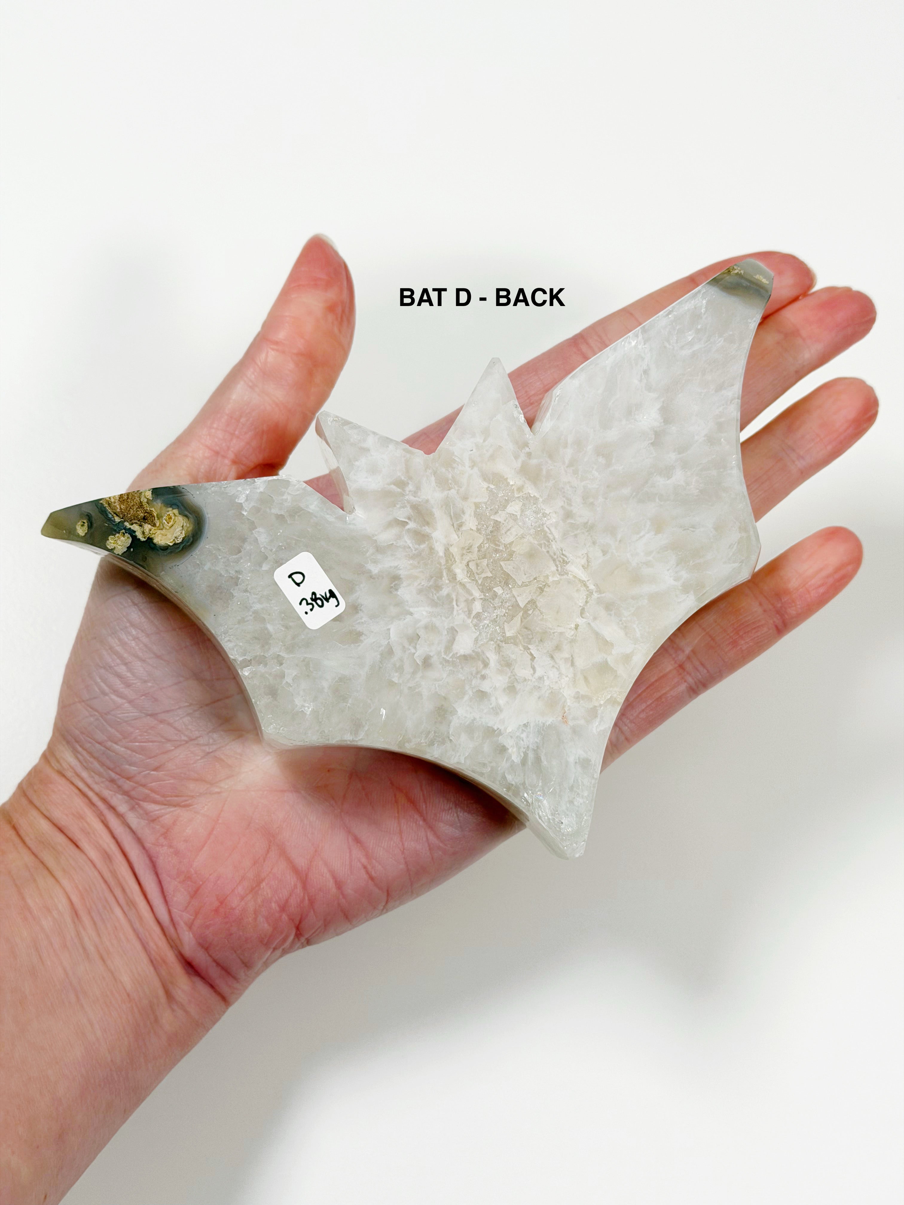 PICK YOUR OWN: DRUZY AGATE BAT