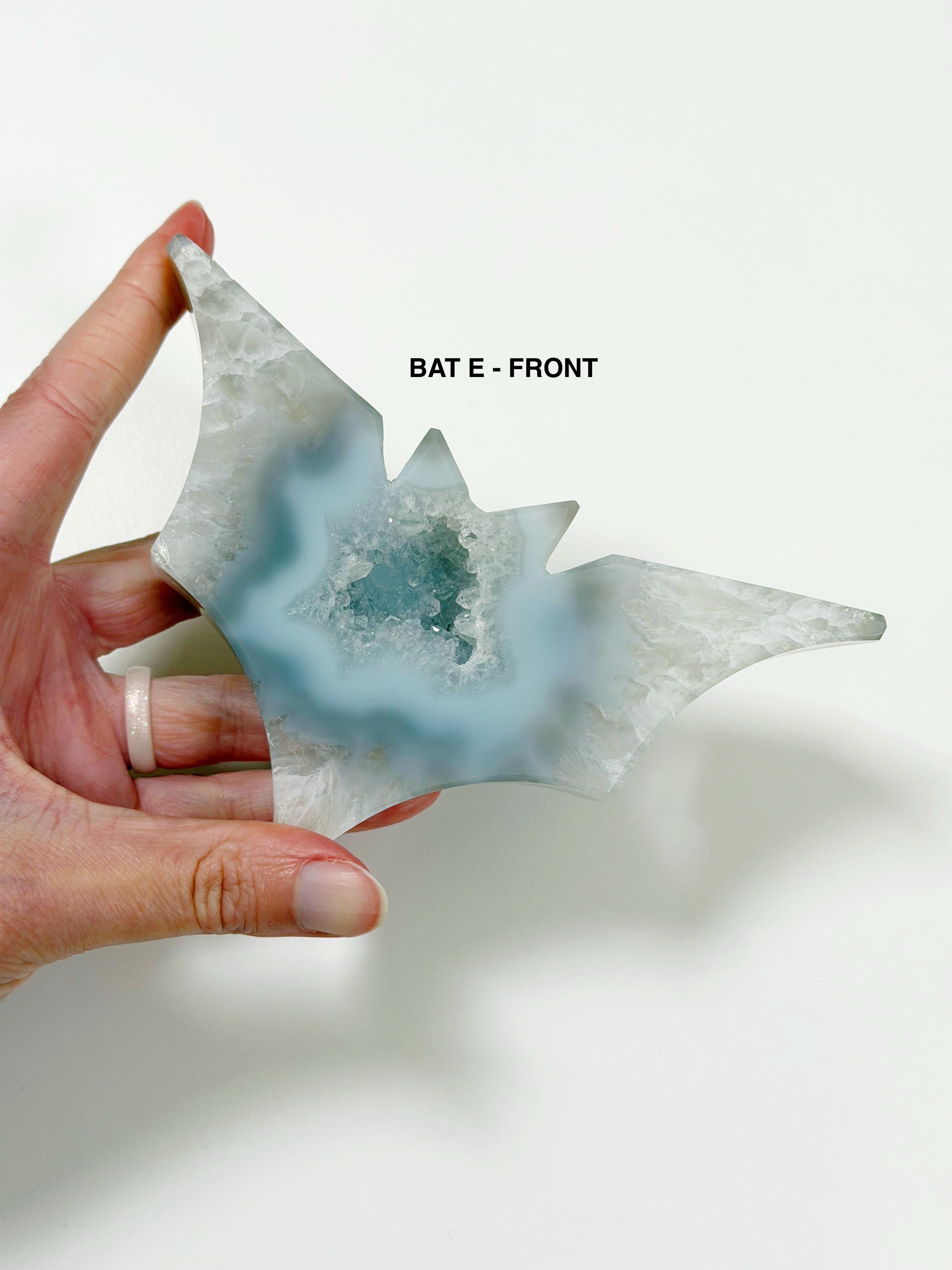 PICK YOUR OWN: DRUZY AGATE BAT