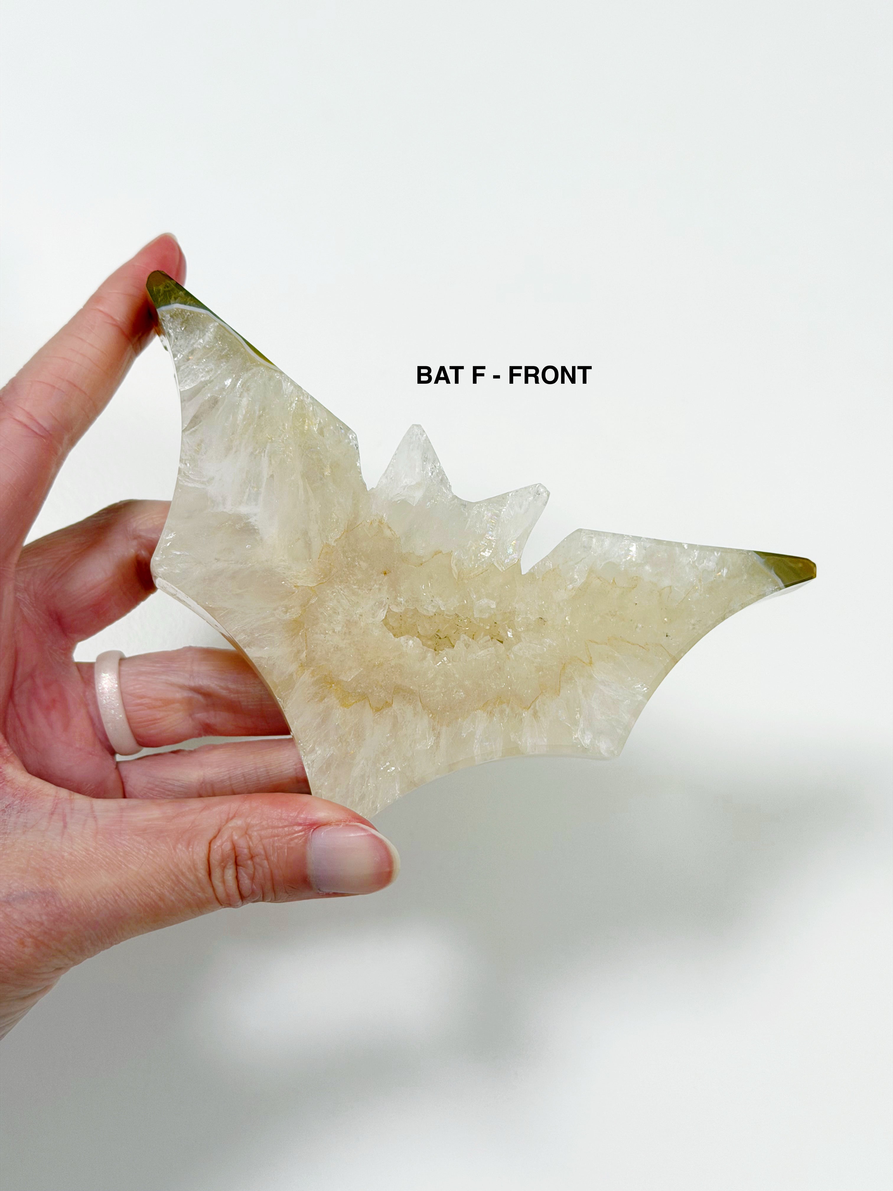 PICK YOUR OWN: DRUZY AGATE BAT