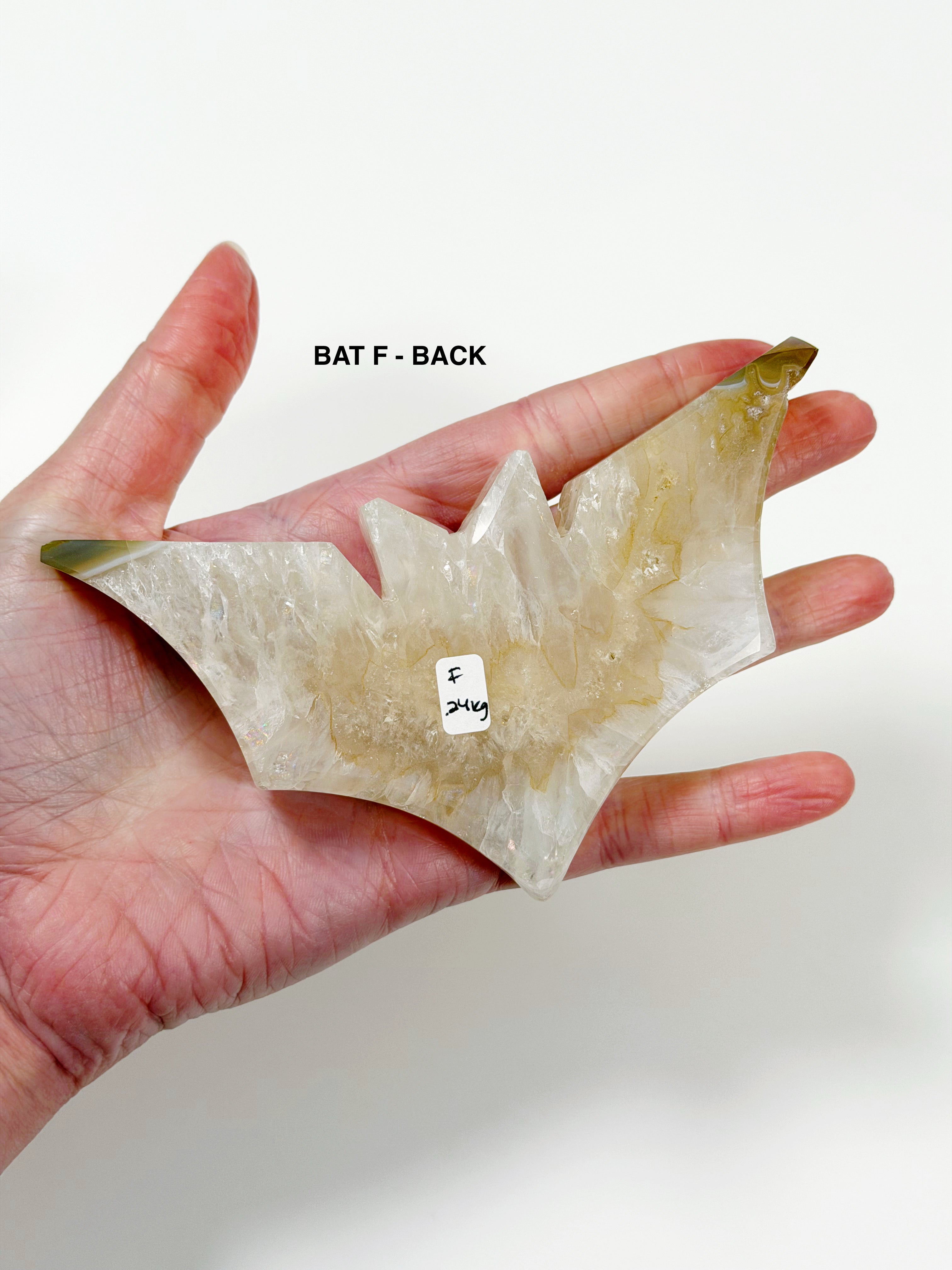 PICK YOUR OWN: DRUZY AGATE BAT