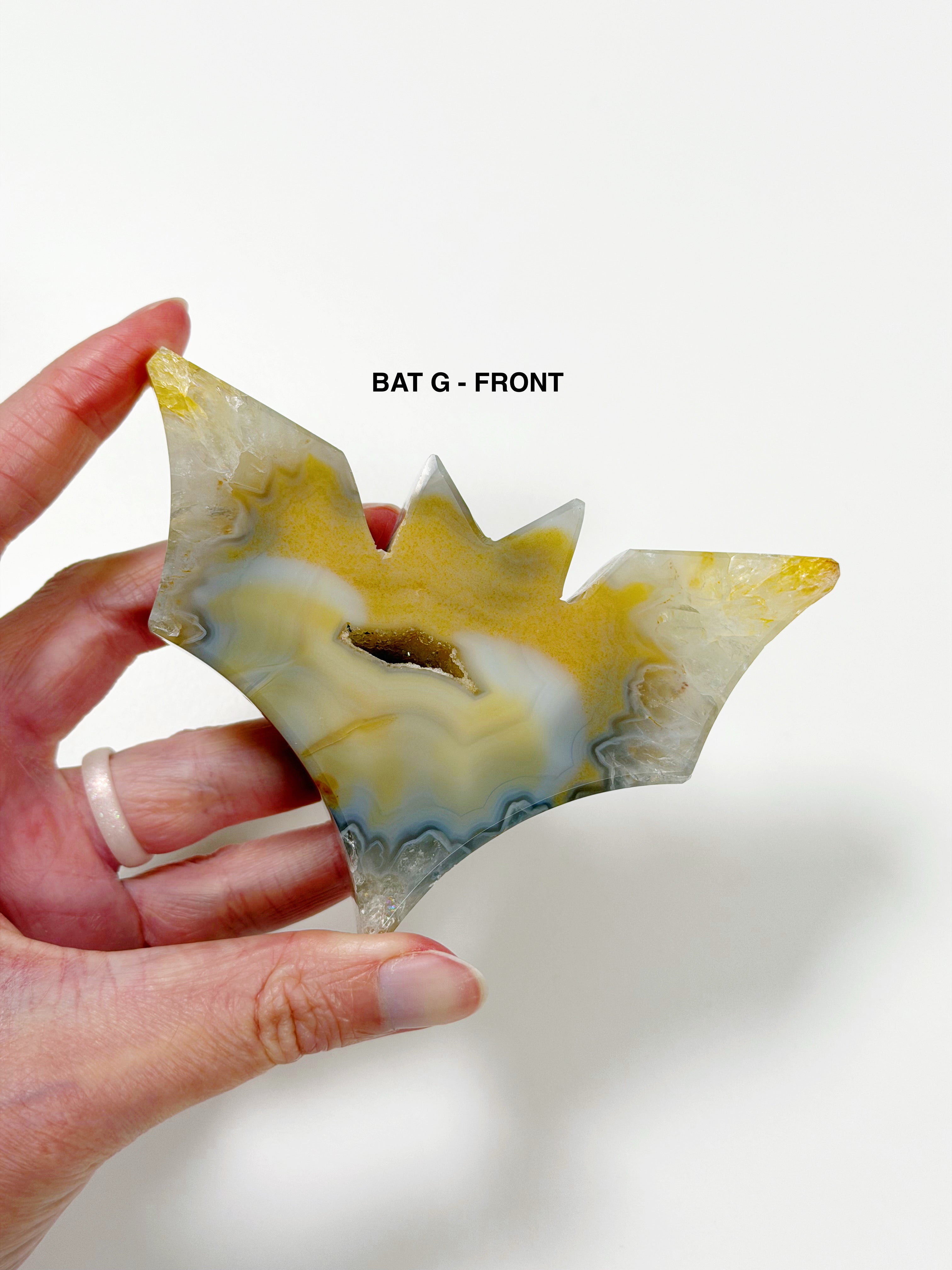 PICK YOUR OWN: DRUZY AGATE BAT