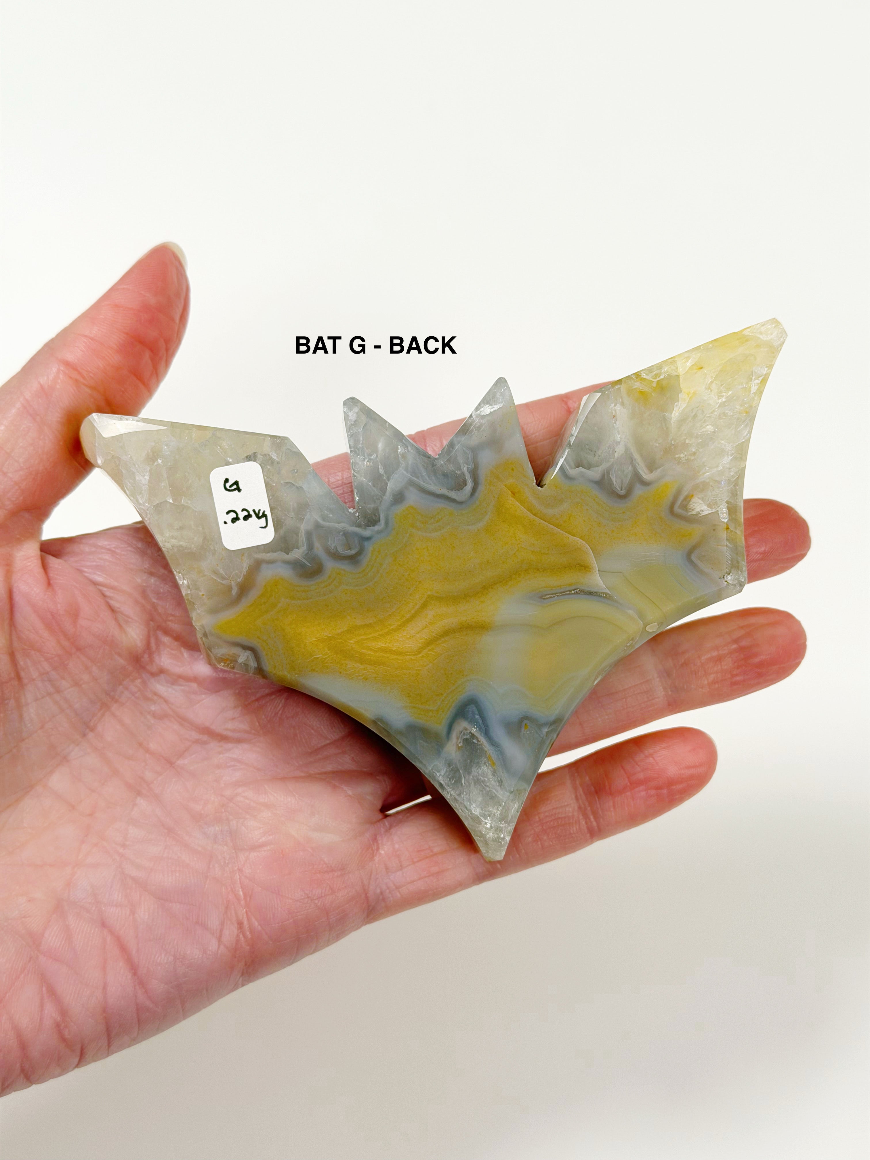 PICK YOUR OWN: DRUZY AGATE BAT