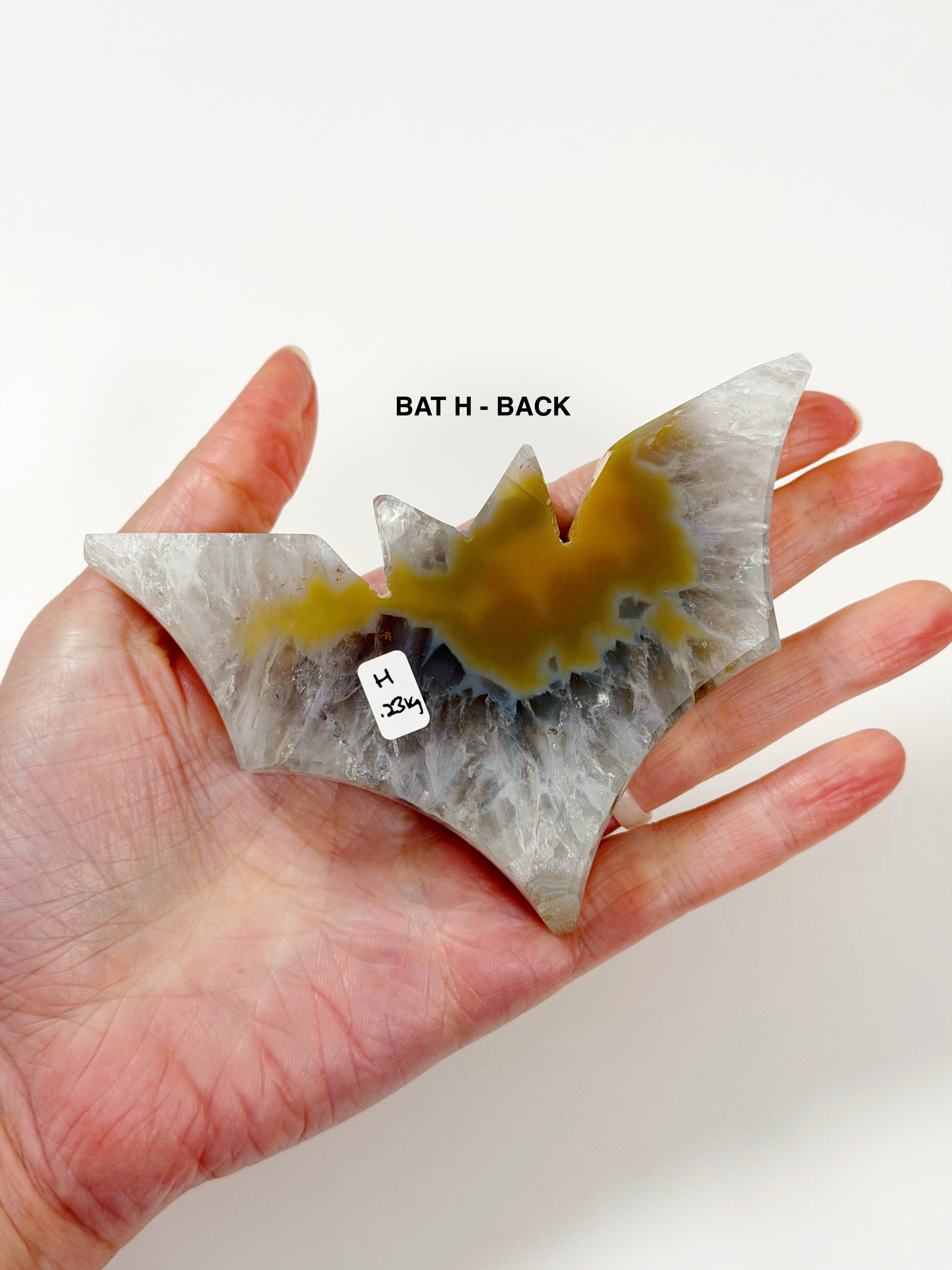 PICK YOUR OWN: DRUZY AGATE BAT
