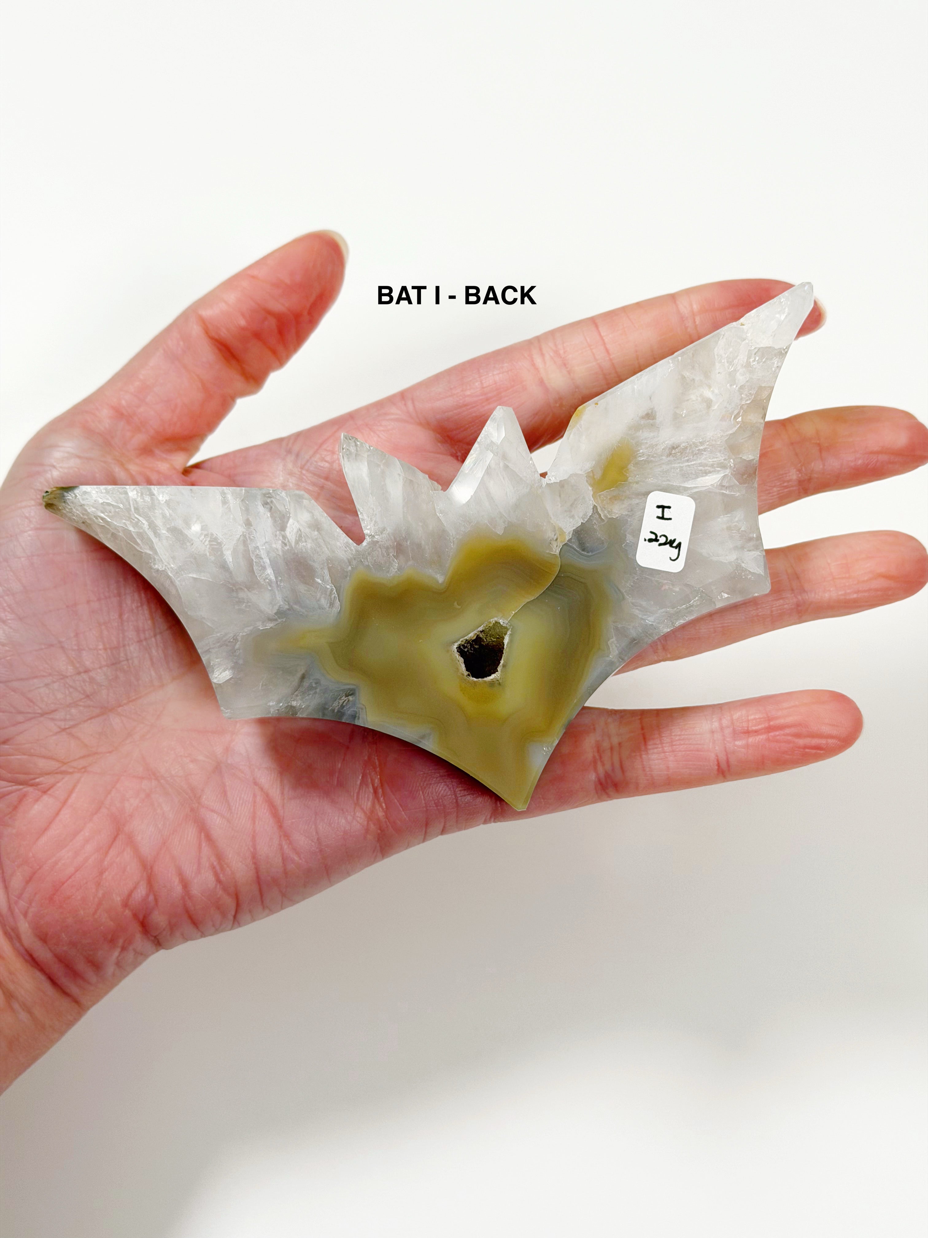 PICK YOUR OWN: DRUZY AGATE BAT