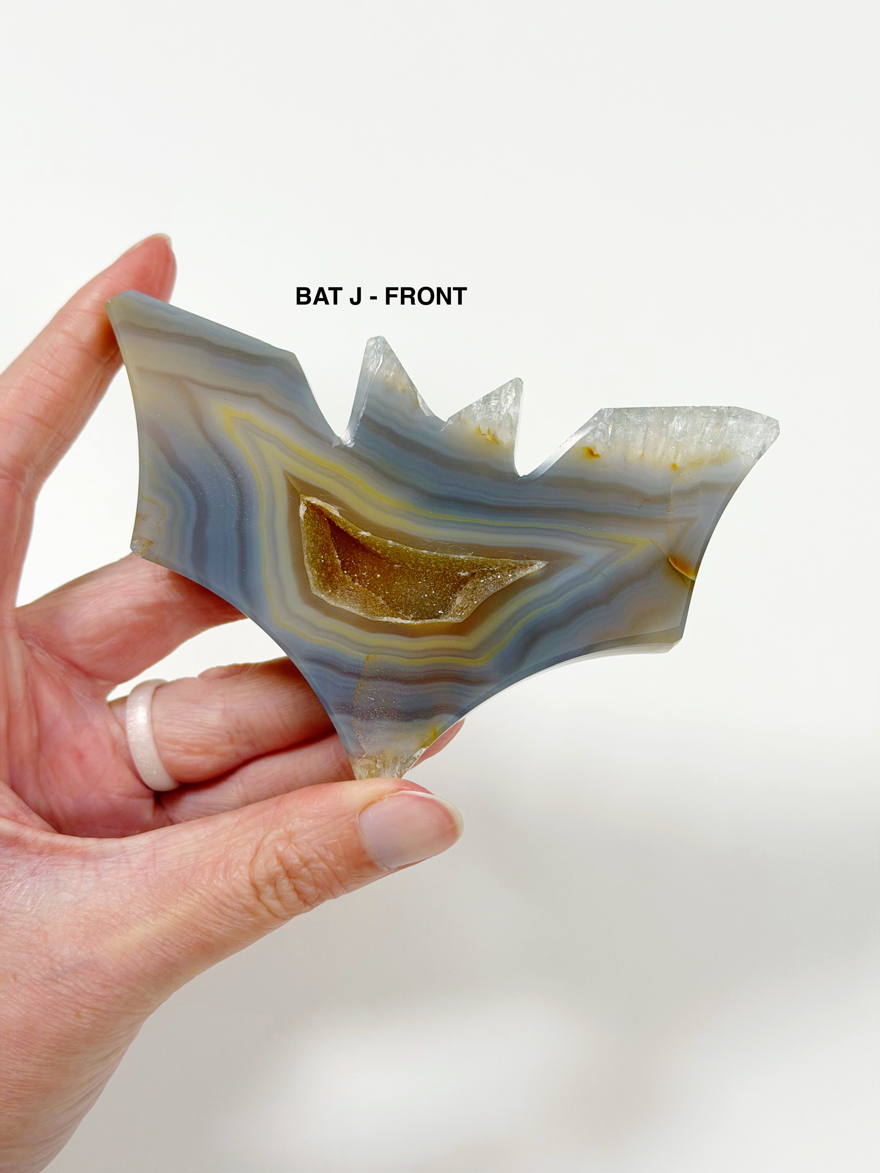 PICK YOUR OWN: DRUZY AGATE BAT