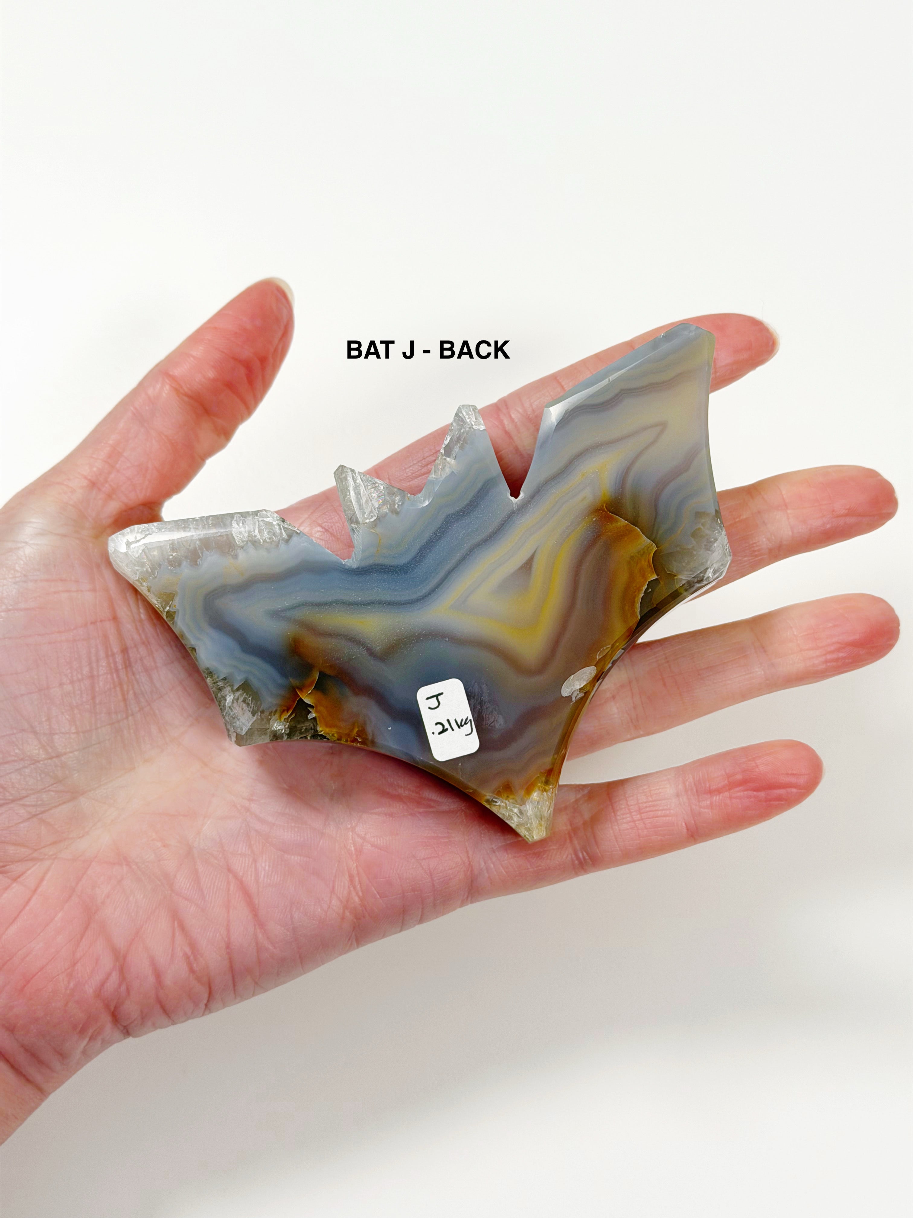 PICK YOUR OWN: DRUZY AGATE BAT