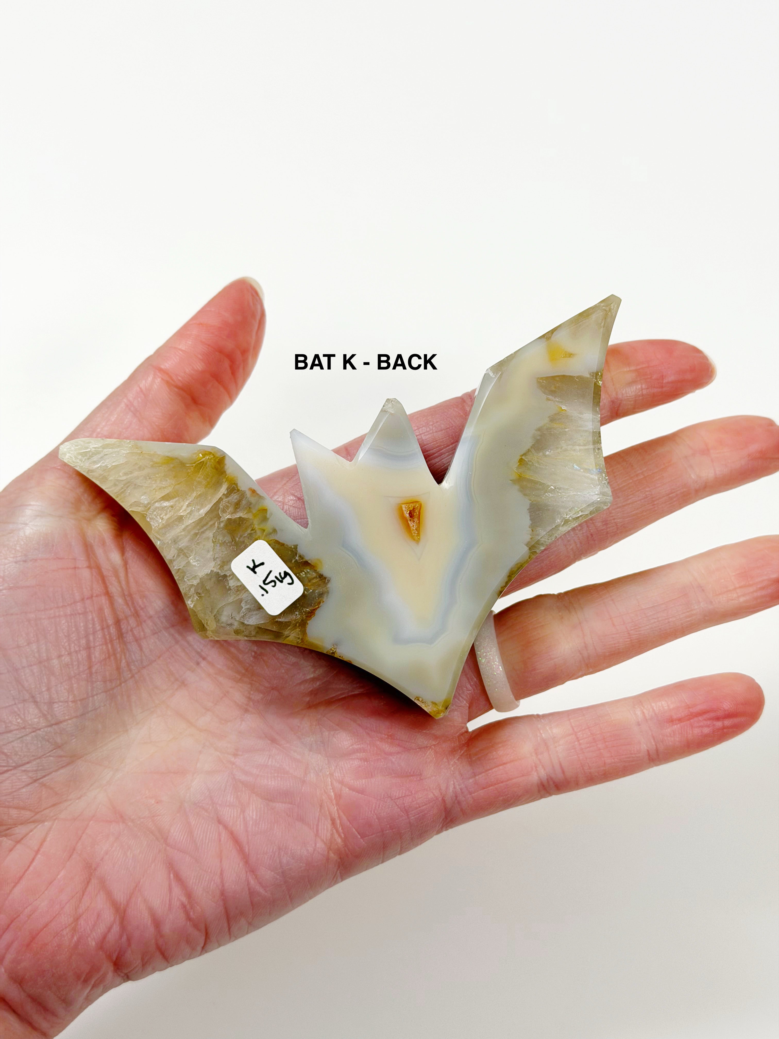 PICK YOUR OWN: DRUZY AGATE BAT