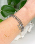 LABRADORITE 4mm - HANDMADE CRYSTAL BRACELET