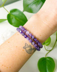 CAPE AMETHYST 6mm - HANDMADE CRYSTAL BRACELET