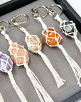 CRYSTAL MACRAME TASSEL