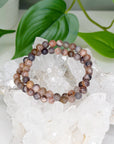 BLACK SUNSTONE 6mm - HANDMADE CRYSTAL BRACELET