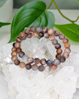 BLACK SUNSTONE 8mm - HANDMADE CRYSTAL BRACELET