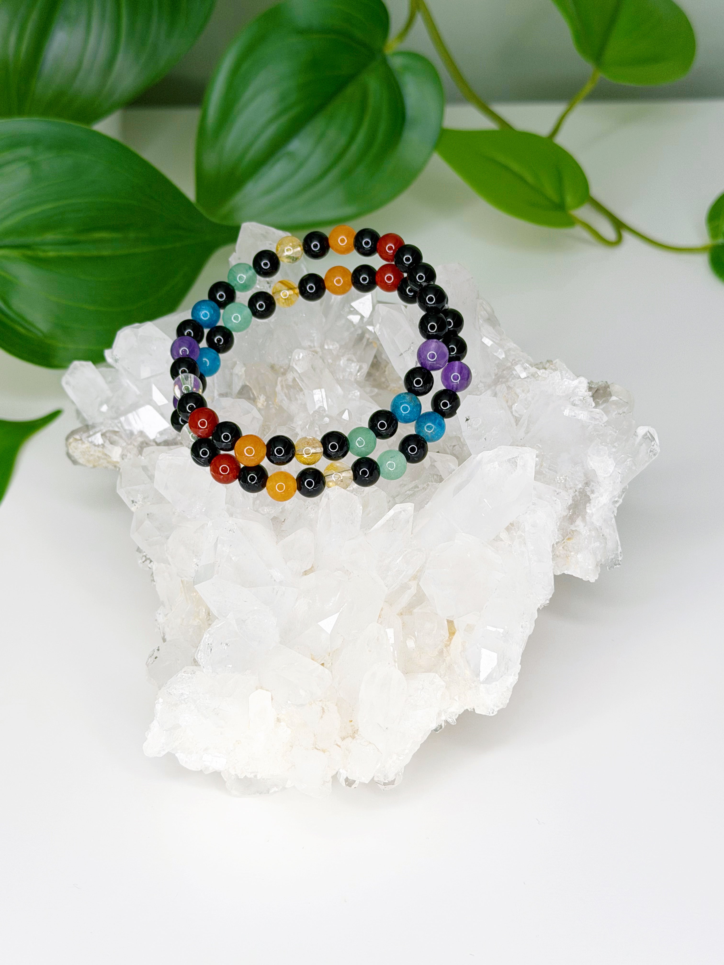 RAINBOW COLLECTION - HANDMADE CRYSTAL BRACELETS (100% SALES TO THE TREVOR PROJECT)