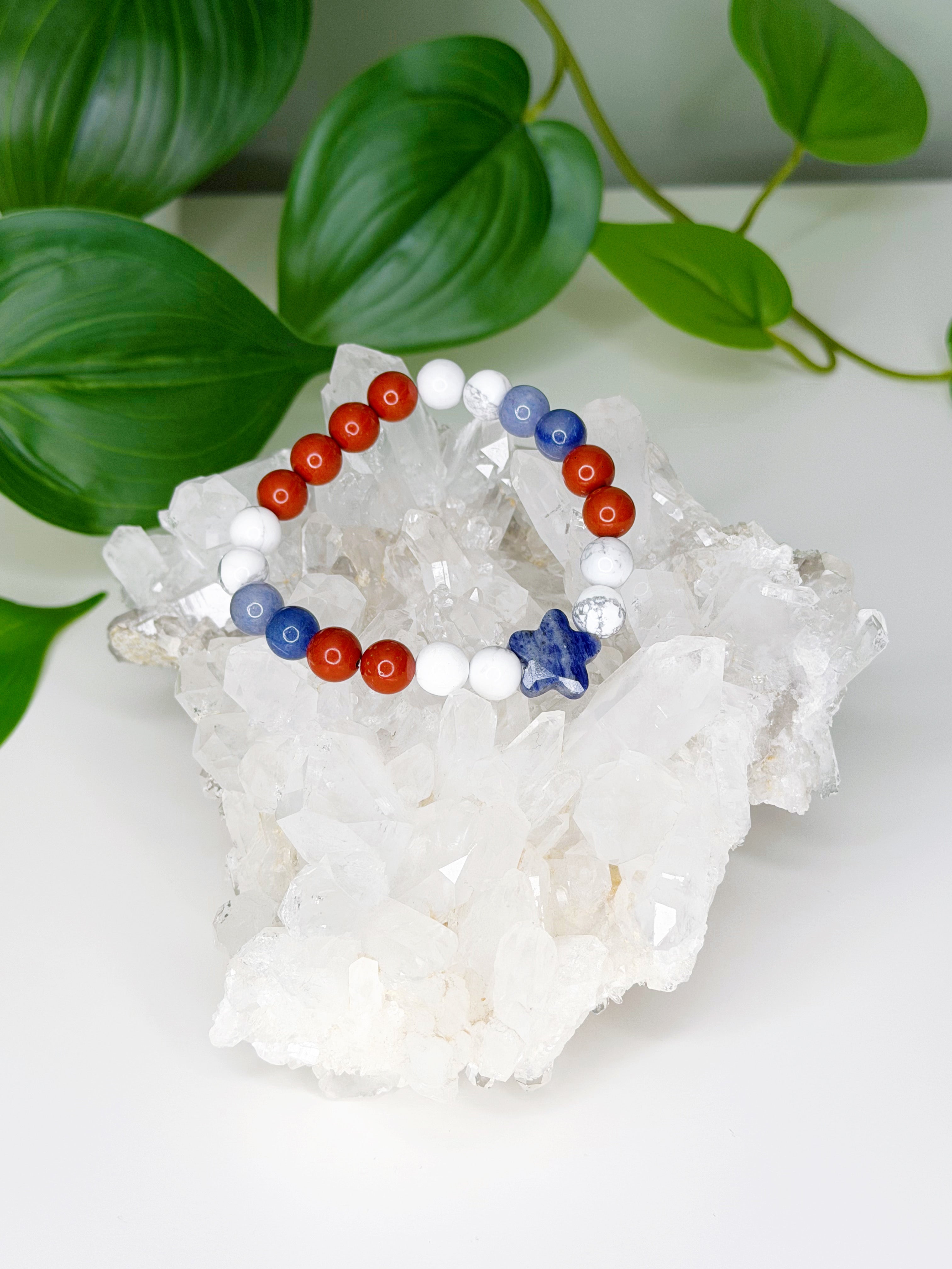 ROCKET'S RED GLARE COLLECTION - HANDMADE CRYSTAL BRACELETS (100% SALES TO NDLON)