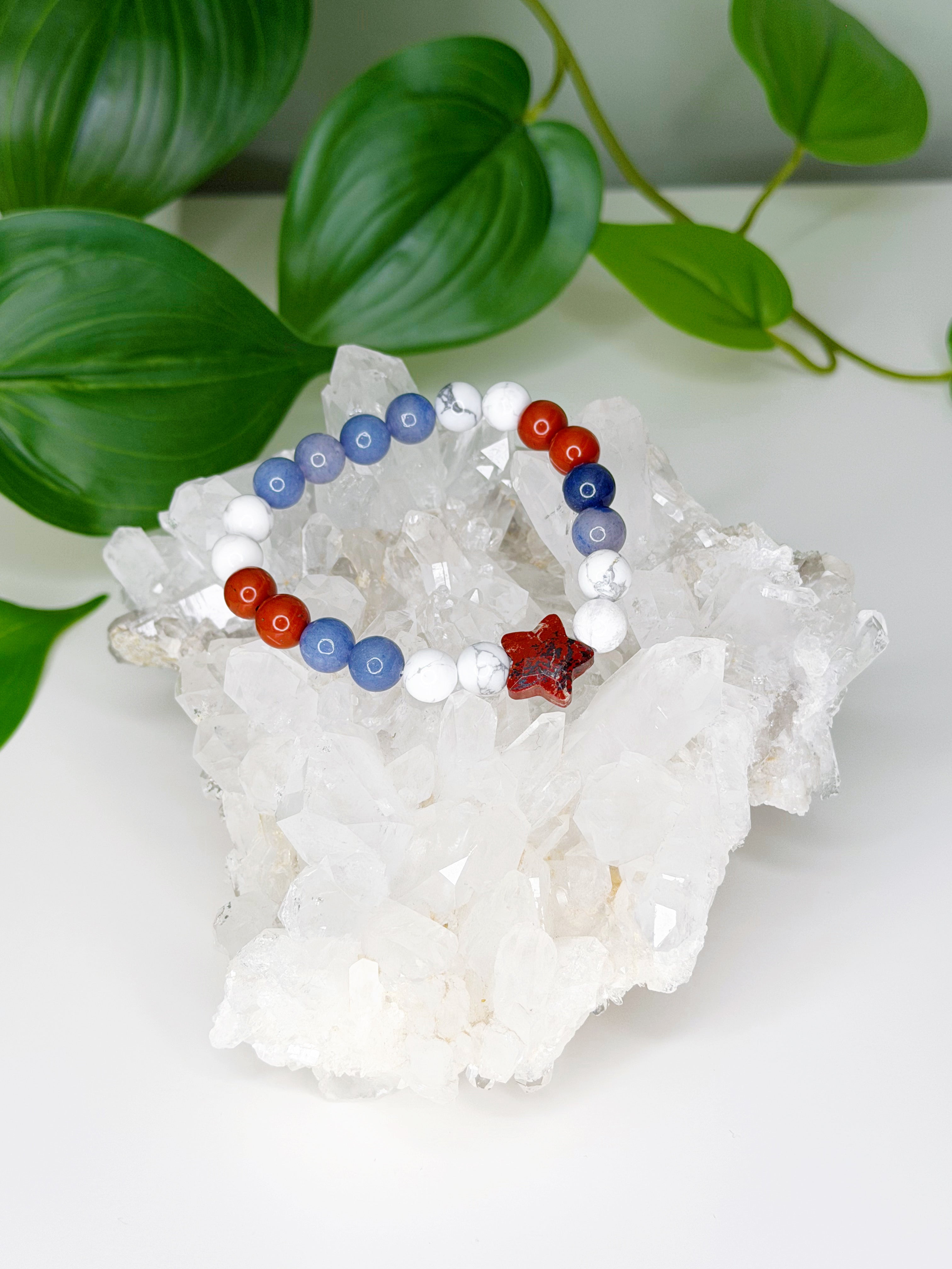 ROCKET'S RED GLARE COLLECTION - HANDMADE CRYSTAL BRACELETS (100% SALES TO NDLON)