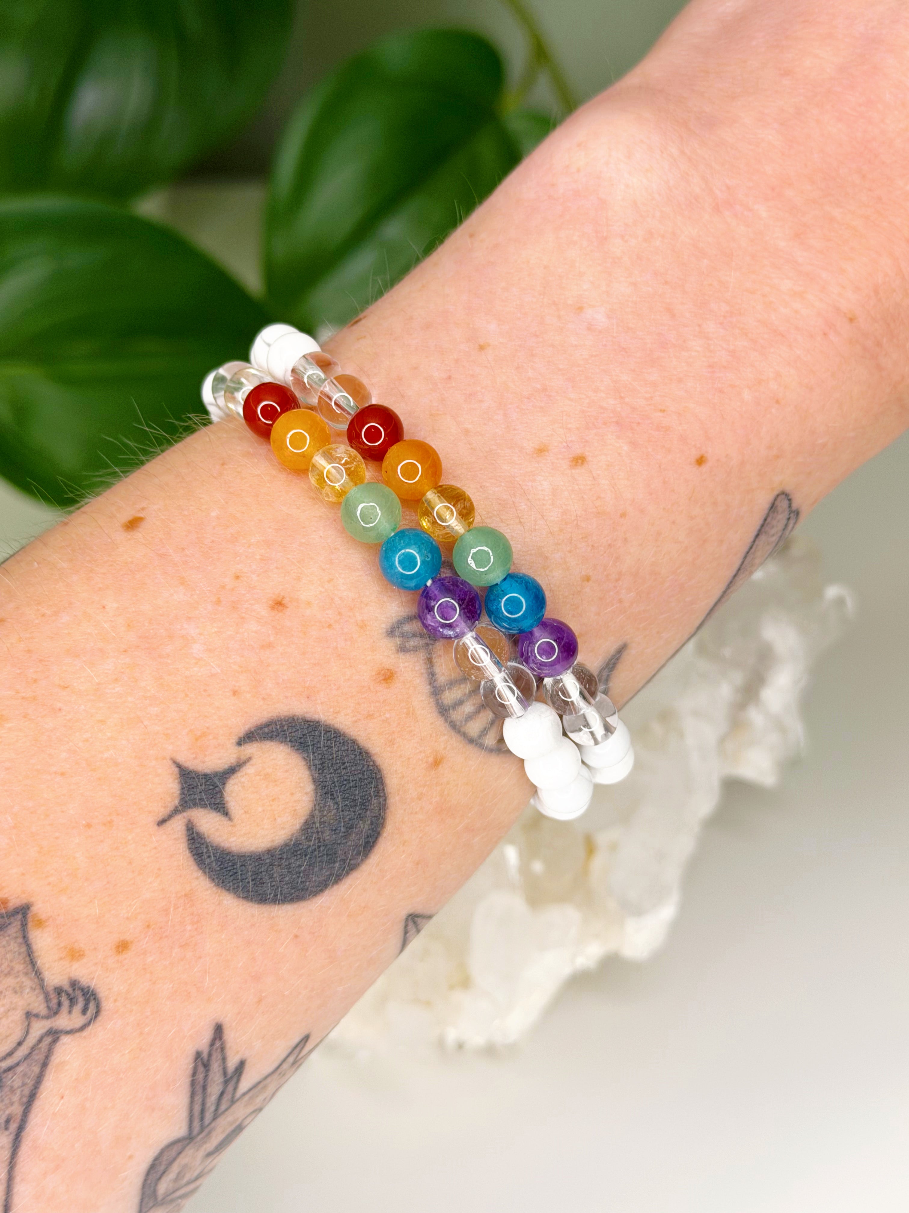 RAINBOW COLLECTION - HANDMADE CRYSTAL BRACELETS (100% SALES TO THE TREVOR PROJECT)