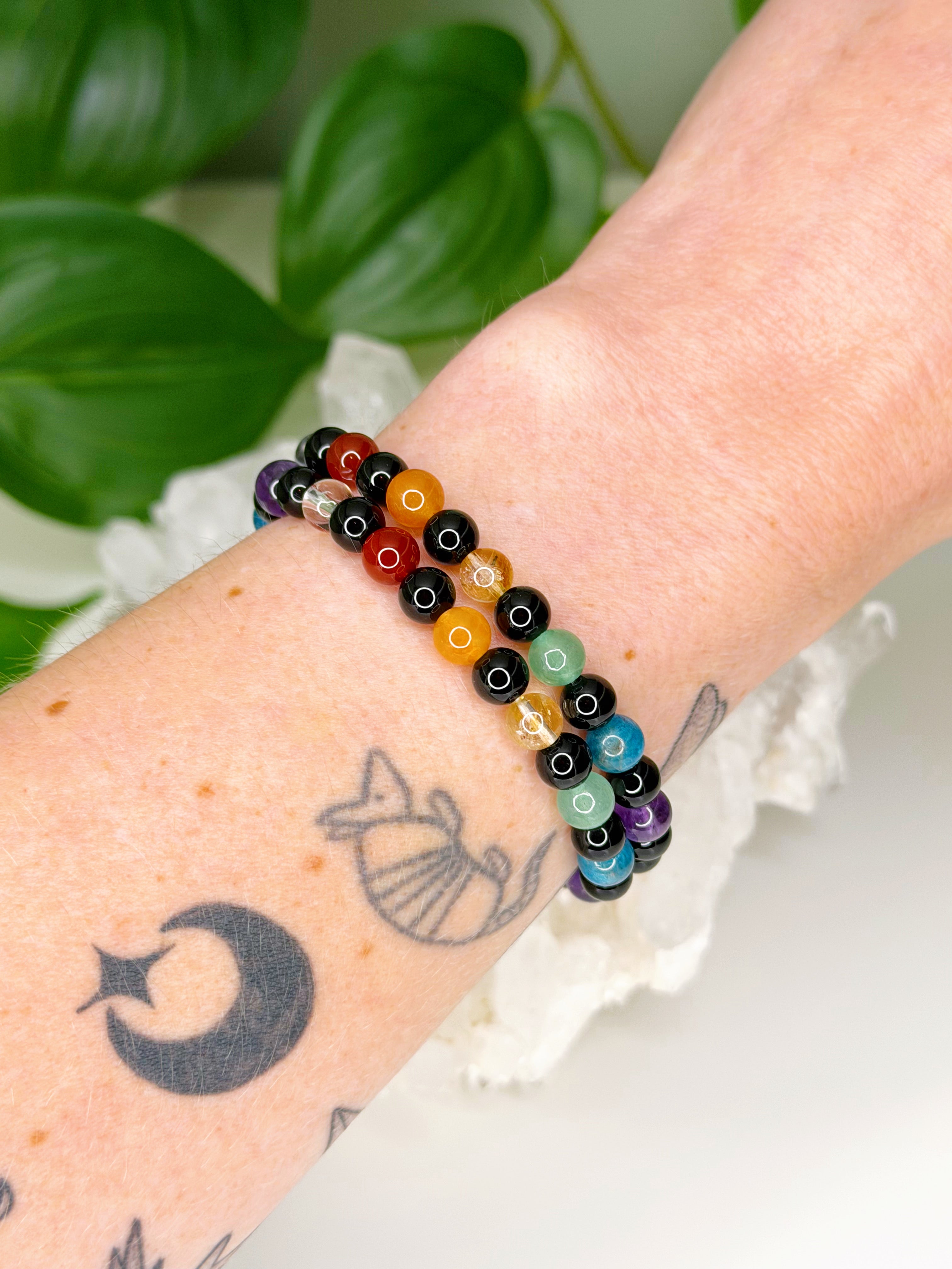 RAINBOW COLLECTION - HANDMADE CRYSTAL BRACELETS (100% SALES TO THE TREVOR PROJECT)