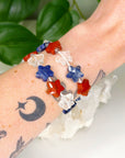 ROCKET'S RED GLARE COLLECTION - HANDMADE CRYSTAL BRACELETS (100% SALES TO NDLON)