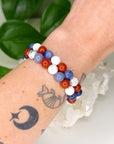 ROCKET'S RED GLARE COLLECTION - HANDMADE CRYSTAL BRACELETS (100% SALES TO NDLON)