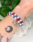 ROCKET'S RED GLARE COLLECTION - HANDMADE CRYSTAL BRACELETS (100% SALES TO NDLON)