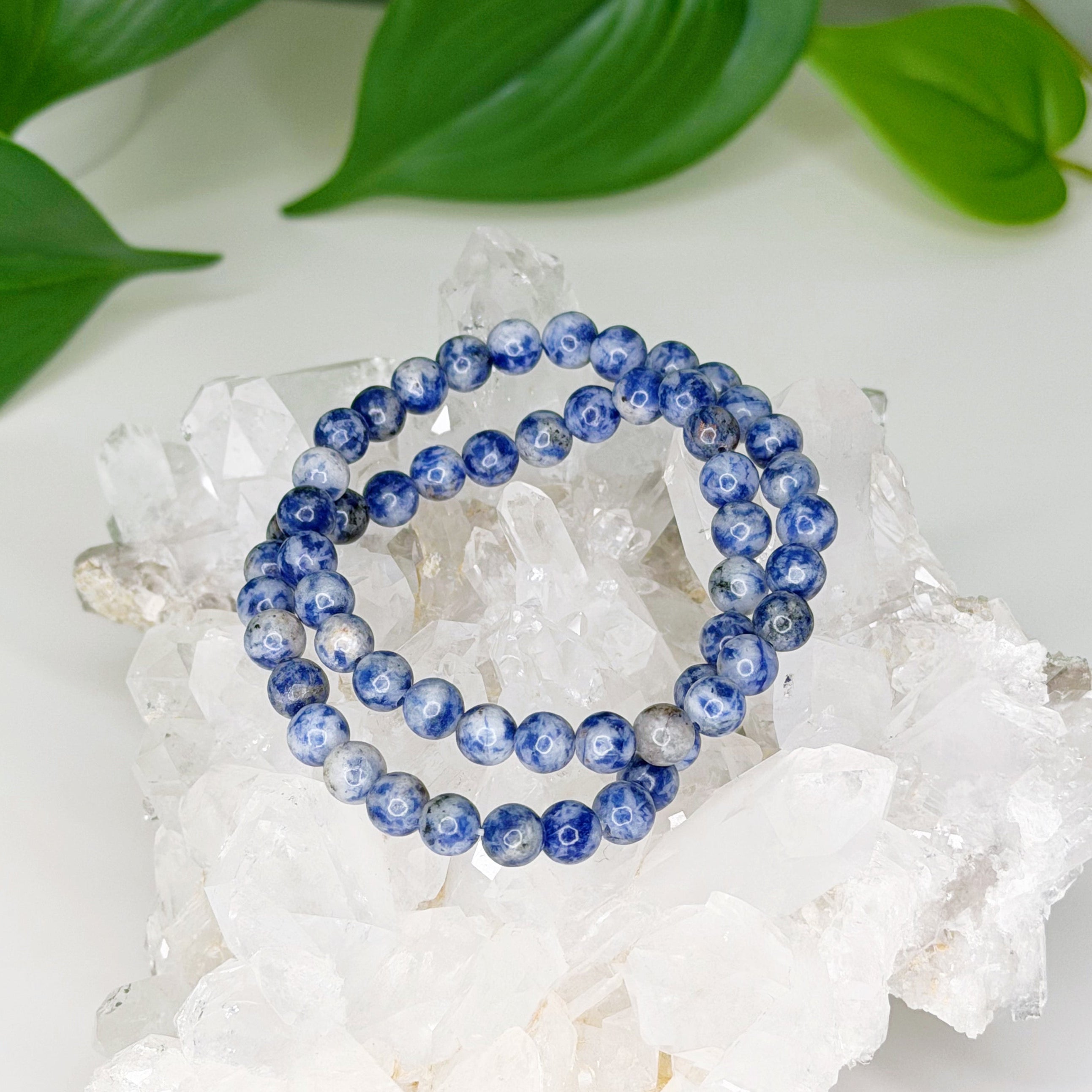 SODALITE 6mm - HANDMADE CRYSTAL BRACELET