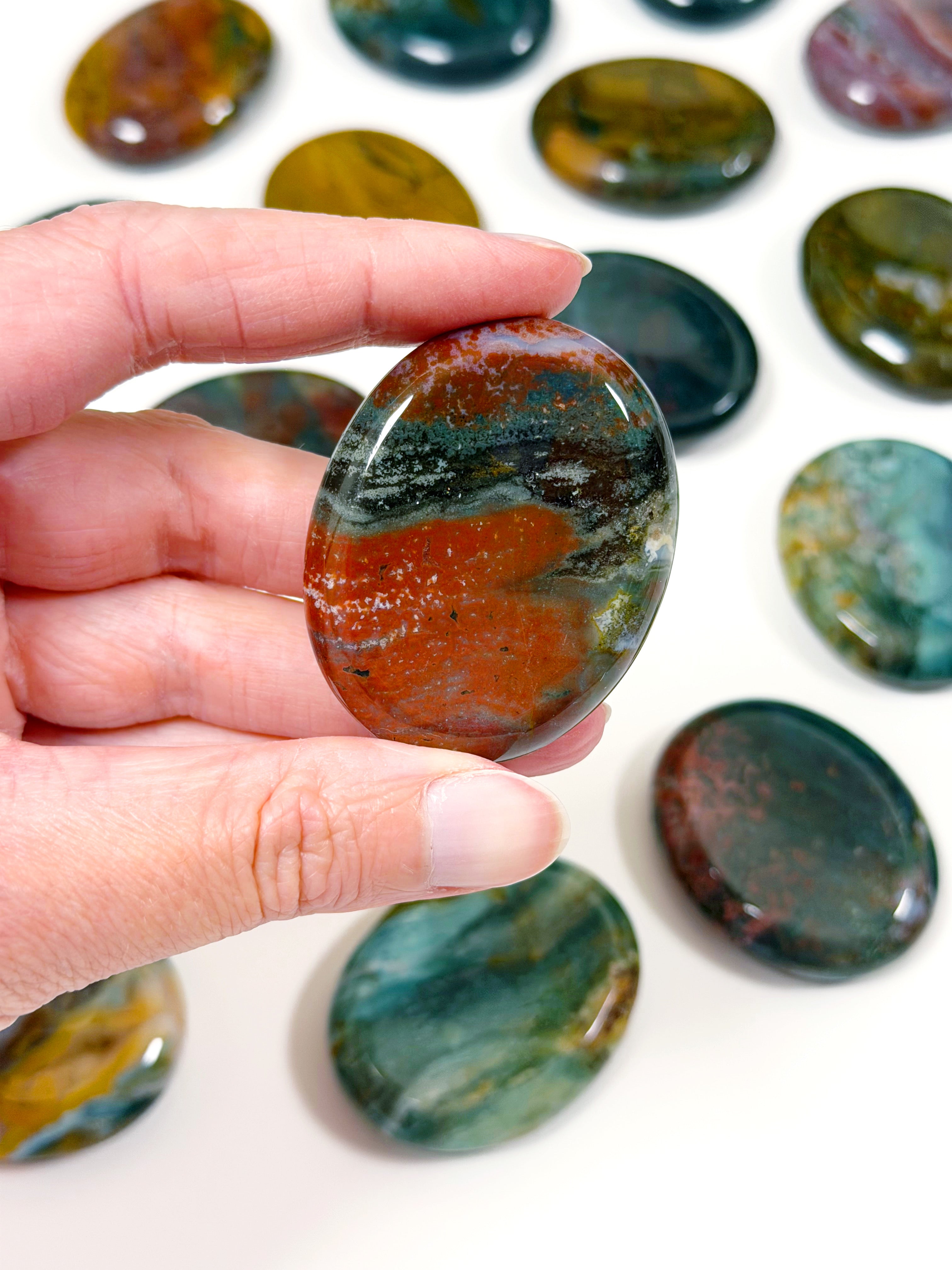 OCEAN JASPER THUMBSTONE