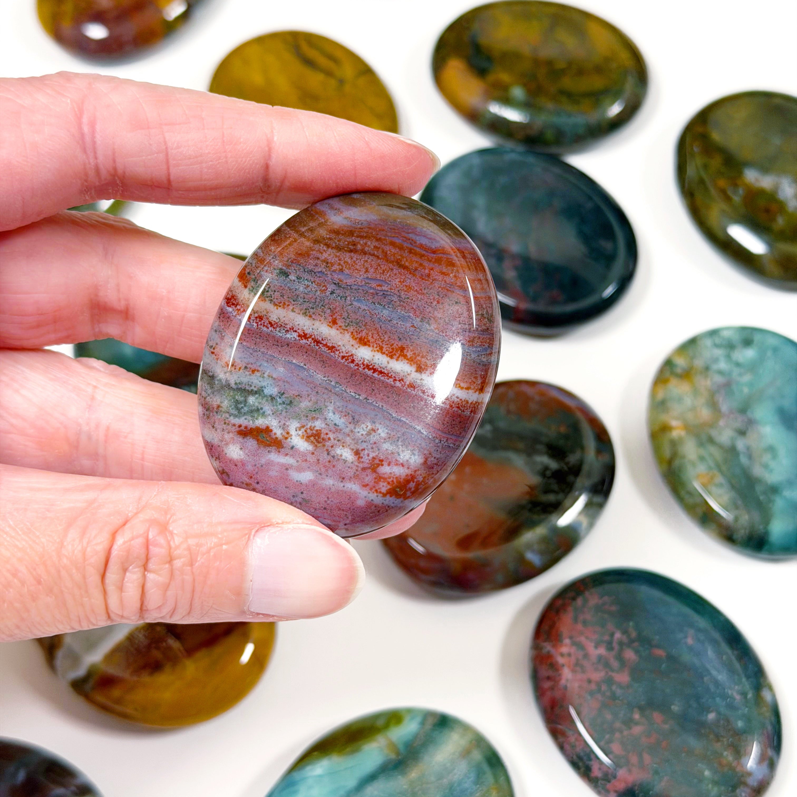 OCEAN JASPER THUMBSTONE