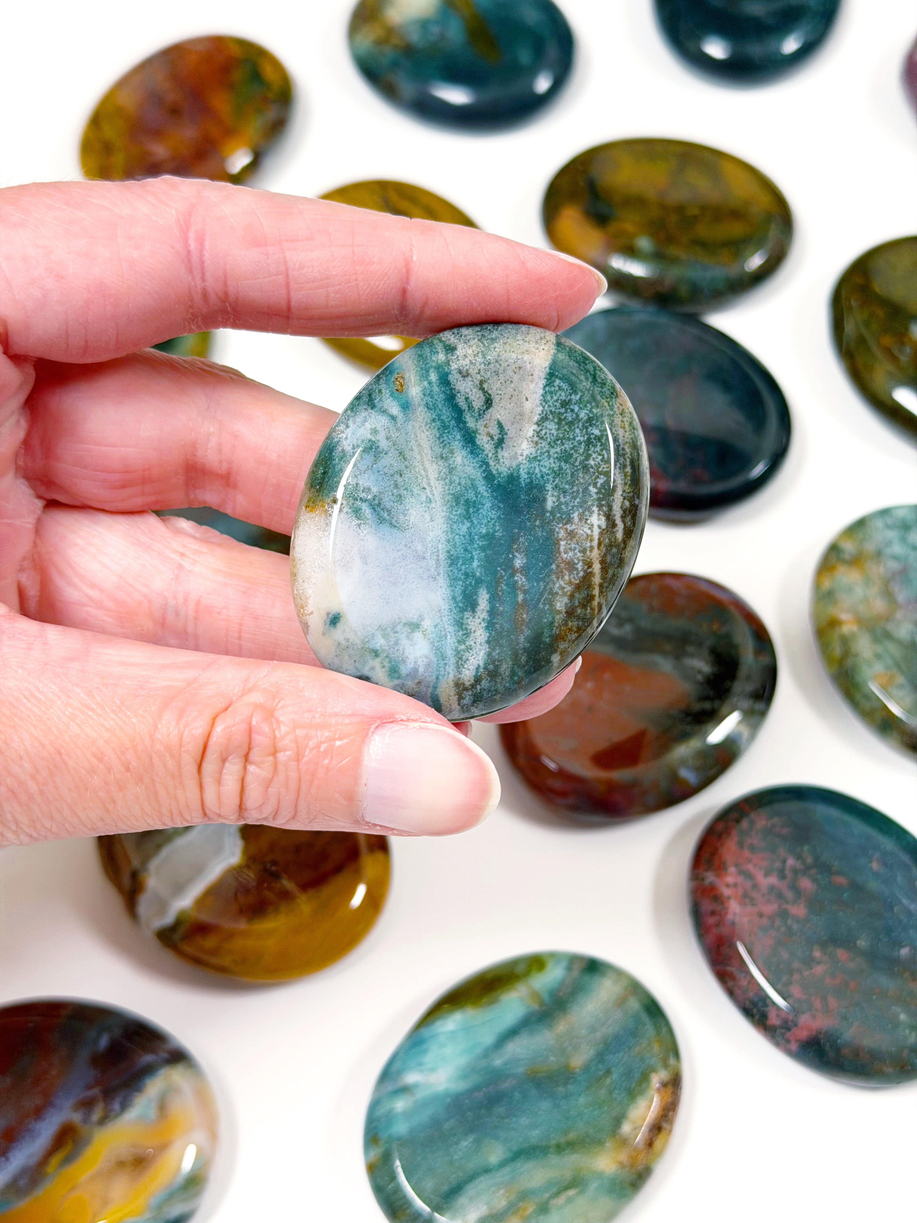 OCEAN JASPER THUMBSTONE