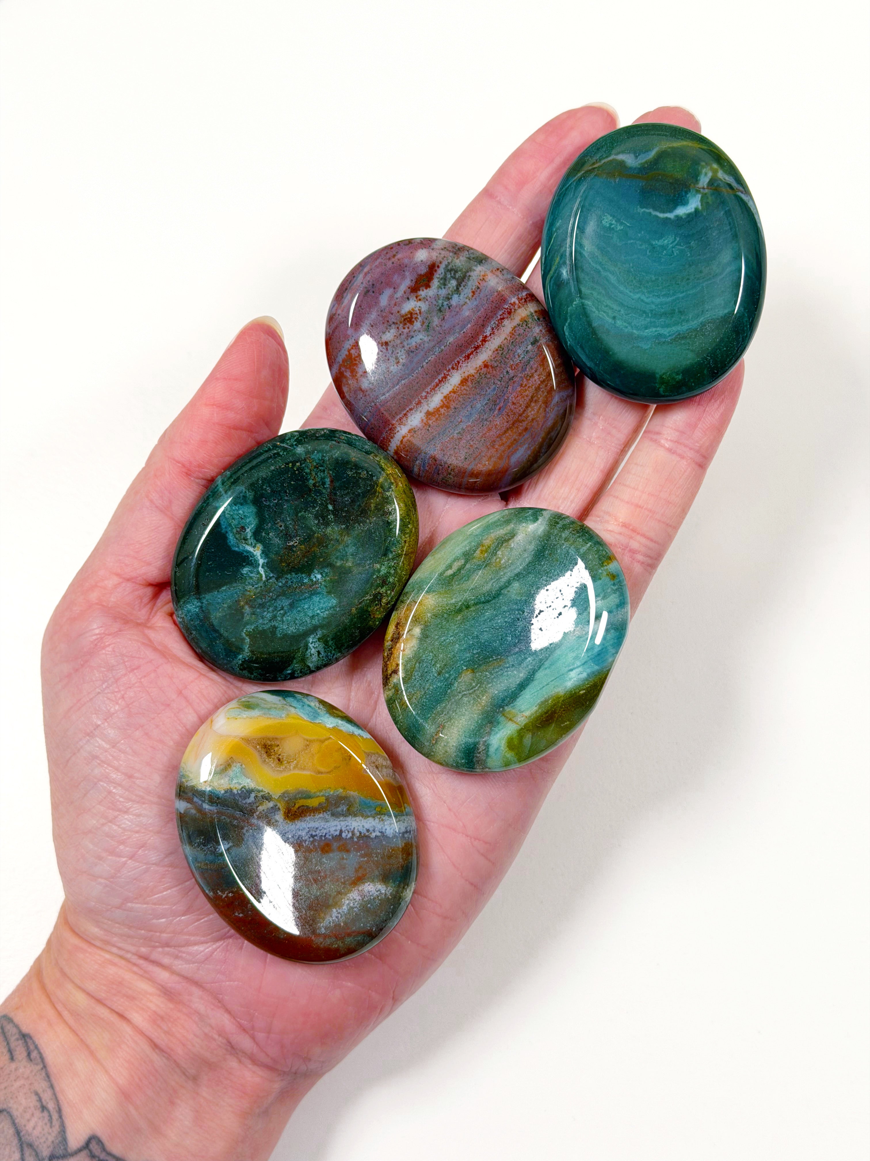 OCEAN JASPER THUMBSTONE