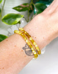 AFRICAN YELLOW OPAL (FACETED) 5mm - HANDMADE CRYSTAL BRACELET - 10 Dec Inventory, 5mm, bracelet, bracelet inventory check, cancer, crystal bracelet, faceted, fall-o-ween, fall-o-ween bracelets, gemini, handmade bracelet, jewelry, June 2025 inventory check, libra, market bracelet, opal, springtime, vernal vibes, Wearable, yellow, yellow opal - The Mineral Maven