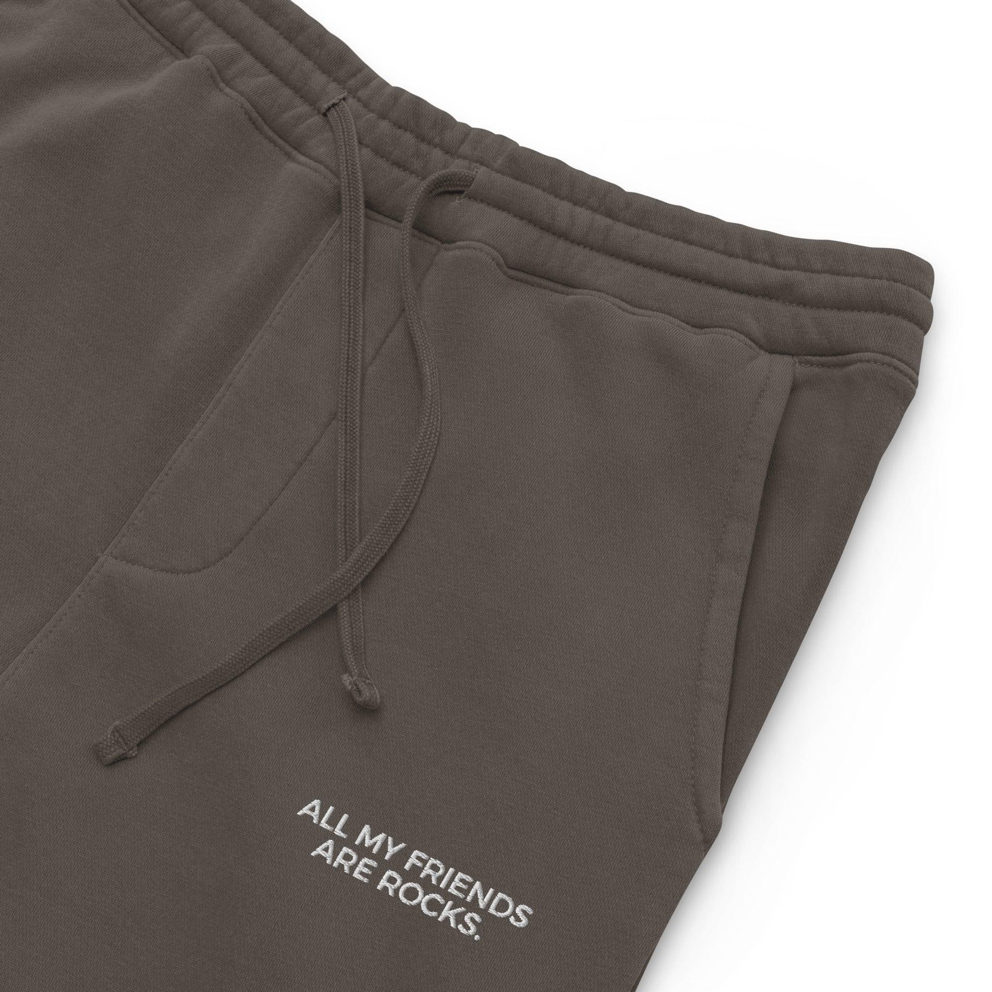 ALL MY FRIENDS ARE ROCKS - PIGMENT-DYED JOGGER SWEATPANTS - apparel - The Mineral Maven