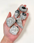 APACHE TEARS OBSIDIAN IN PERLITE - RAW - apache tear, apache tear obsidian, apache tears, Black Friday sale, black obsidian, obsidian, perlite, raw crystal, raw stone, rough crystal, Rough Stone, smoky obsidian - The Mineral Maven