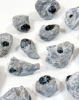 APACHE TEARS OBSIDIAN IN PERLITE - RAW - apache tear, apache tear obsidian, apache tears, Black Friday sale, black obsidian, obsidian, perlite, raw crystal, raw stone, rough crystal, Rough Stone, smoky obsidian - The Mineral Maven