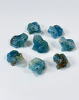 ARGENTINA BLUE ONYX MINI FROG - blue onyx, crystal critter, crystal frog, frog, lemurian aquatine calcite, mini frog - The Mineral Maven