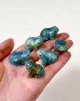 ARGENTINA BLUE ONYX MINI FROG - blue onyx, crystal critter, crystal frog, frog, lemurian aquatine calcite, mini frog - The Mineral Maven