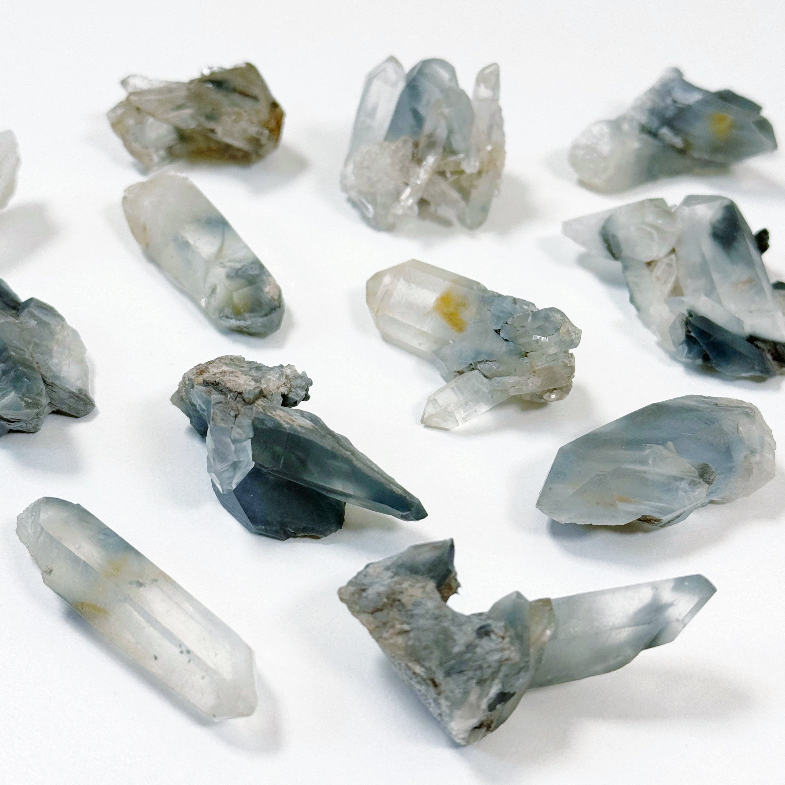 BLUE TARA QUARTZ - RAW - Black Friday sale, blue tara, blue tara quartz, nightshade quartz, pocket crystal, pocket crystals, pocket stone, quartz, raw crystal, raw point, raw stone - The Mineral Maven