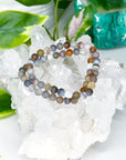 BOTSWANA AGATE 6mm - HANDMADE CRYSTAL BRACELET - 10 Dec Inventory, 6mm, agate, Botswana agate, bracelet, bracelet inventory check, brown, crystal bracelet, emotional support, fall-o-ween, fall-o-ween bracelets, fire, gemini, gemini stack, grey, handmade bracelet, jewelry, June 2025 inventory check, market bracelet, mixed colors, old stock bracelet, summer solstice, Wearable - The Mineral Maven