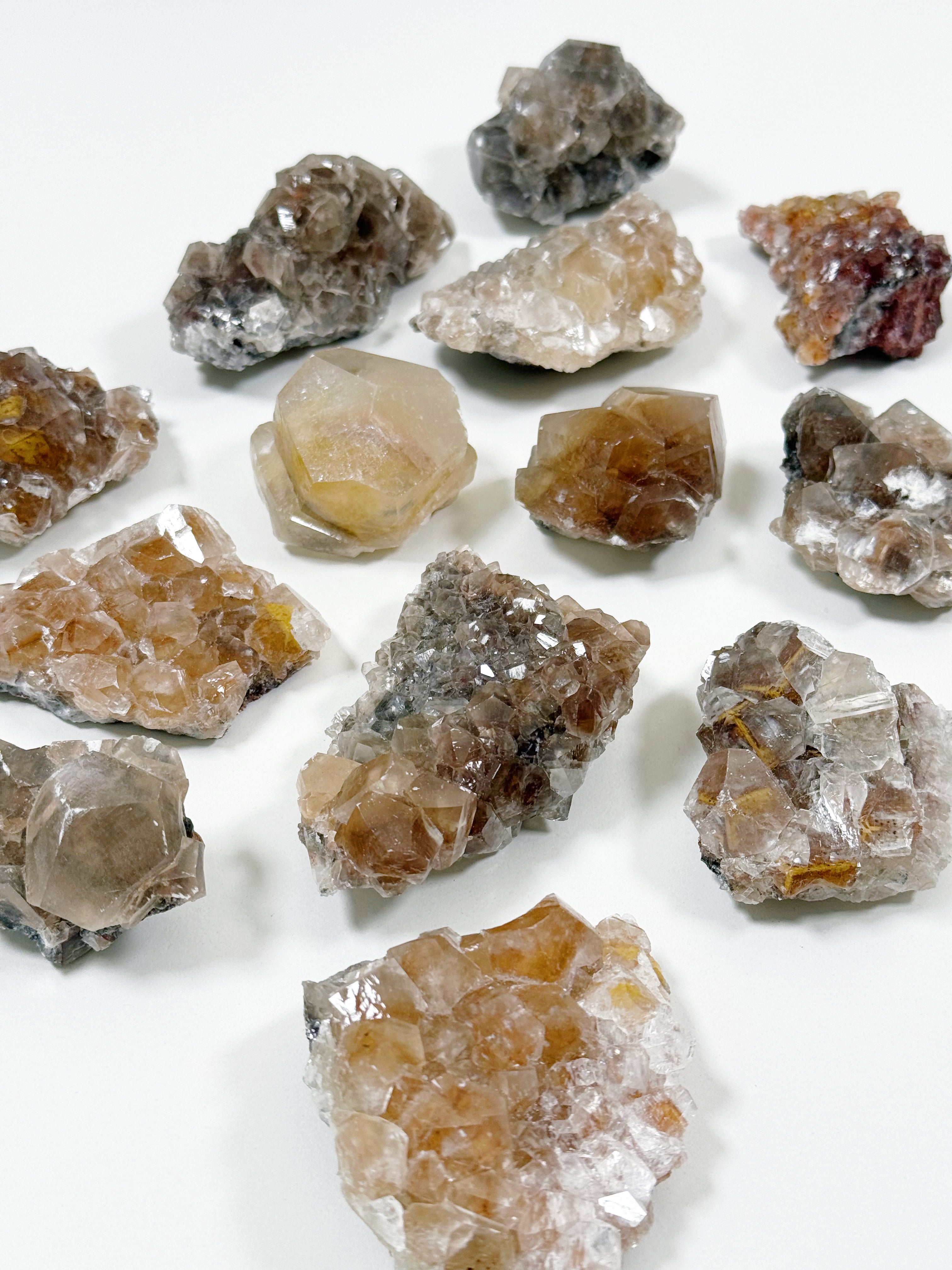 CALCITE CLUSTER - 6th anniversary, benz calcite, calcite, Chinese calcite, nailhead calcite, raw calcite, raw crystal, raw stone - The Mineral Maven