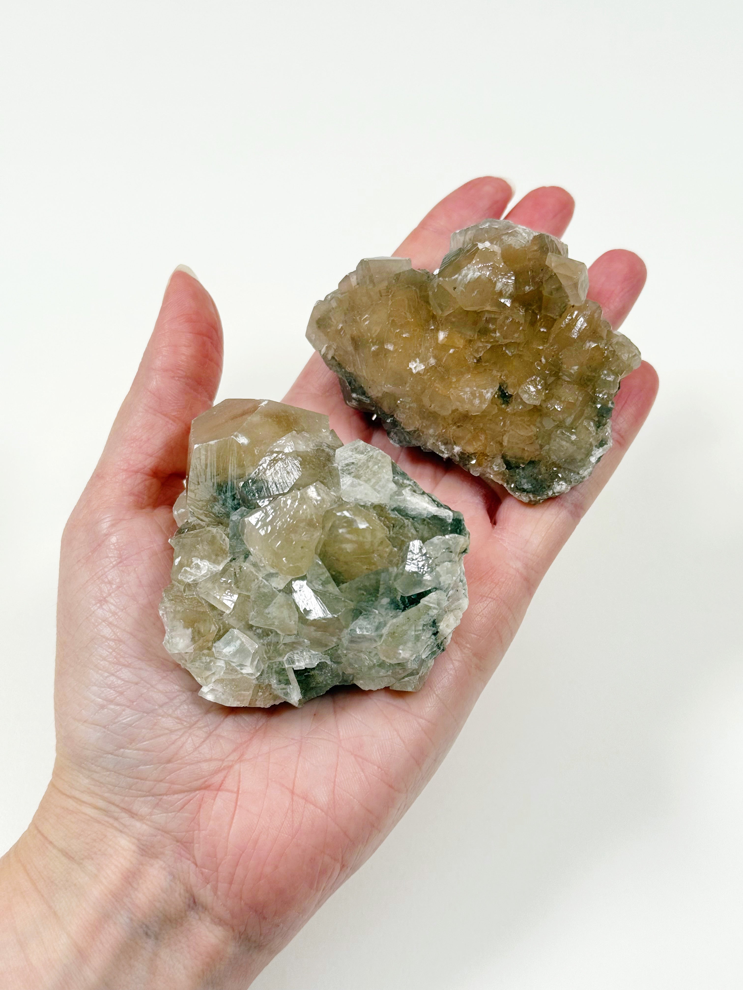 CALCITE CLUSTER - 6th anniversary, benz calcite, calcite, Chinese calcite, nailhead calcite, raw calcite, raw crystal, raw stone - The Mineral Maven