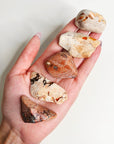 CANTERA (FIRE) OPAL - POLISHED - abundance gift bundle, cantera opal, fire opal, mexican opal, opal, polished - The Mineral Maven
