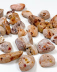 CANTERA (FIRE) OPAL TUMBLE - Black Friday sale, cantera opal, fire opal, good luck + abundance, mexican opal, opal, pocket crystal, pocket crystals, pocket stone, tumble, tumbled, tumbled stone, tumbles - The Mineral Maven