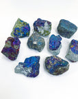 CHALCOPYRITE - RAW - chalcopyrite, crystal, peacock ore, rainbow, raw crystal, recently added, Rough Stone - The Mineral Maven