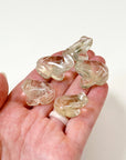 CITRINE MINI FROG - 2025 vibes, citrine, crystal critter, crystal frog, frog, Leo szn, mini frog, natural citrine, quartz, winter solstice - The Mineral Maven
