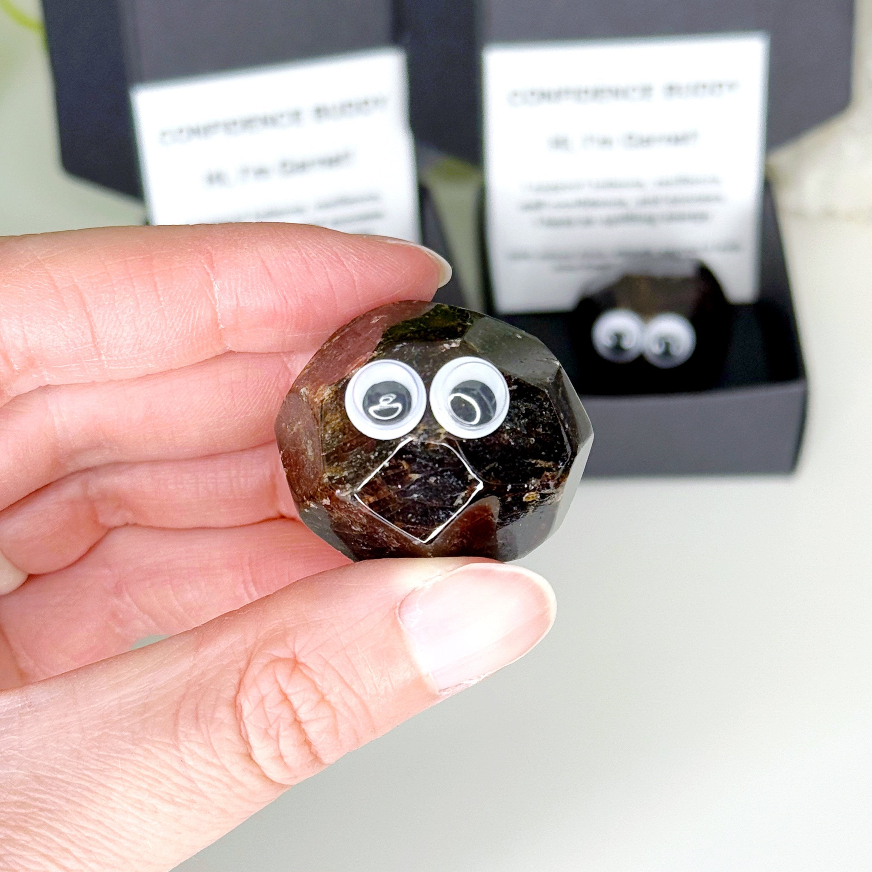 CONFIDENCE BUDDY - confidence buddy, crystal buddy, garnet, holiday vibes - The Mineral Maven