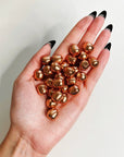 COPPER POLISHED NUGGET - Black Friday sale, copper, metal, pocket stone, polished, tumble - The Mineral Maven
