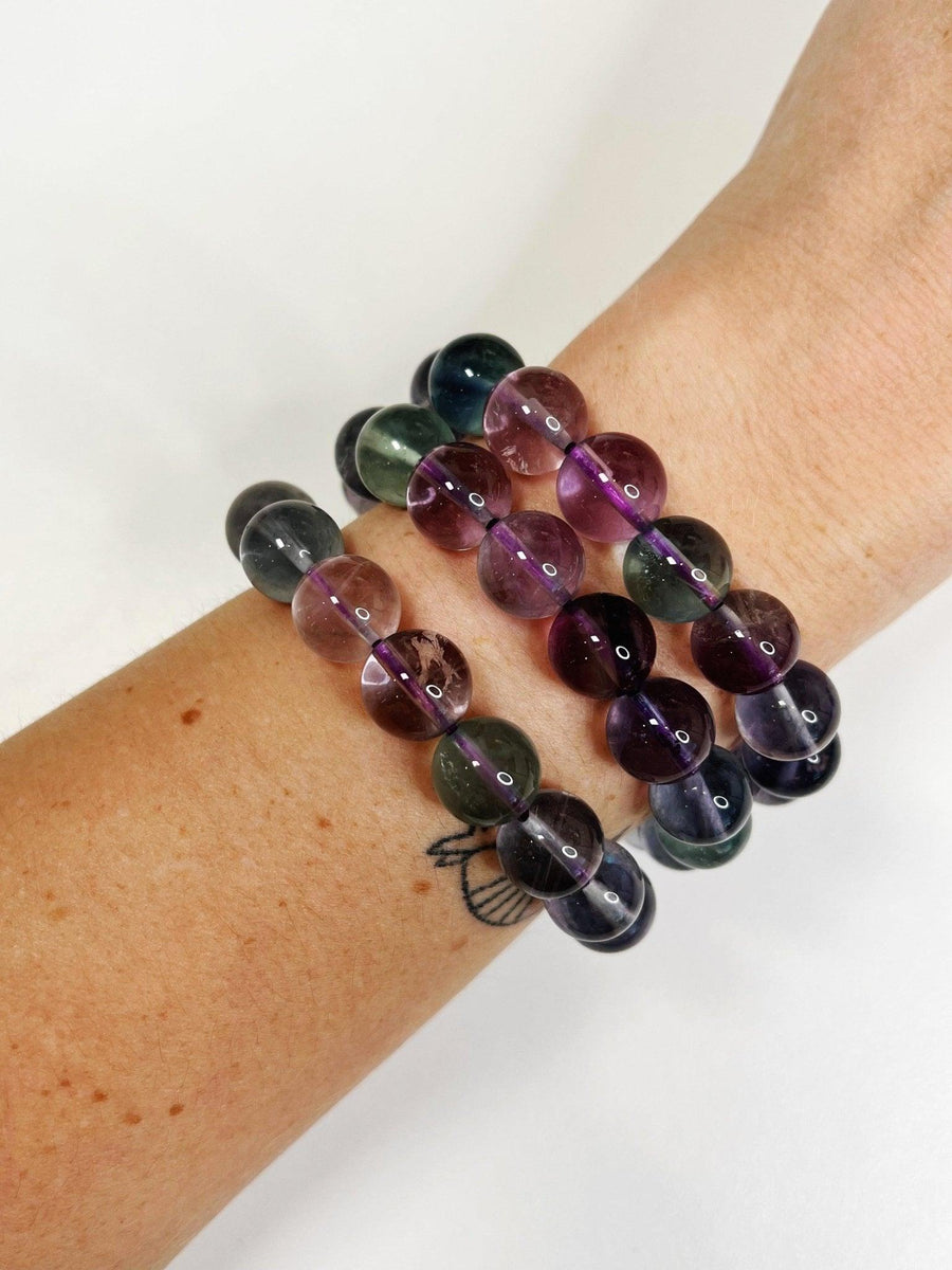 CRYSTAL BRACELETS - amazonite, black obsidian, bracelet, bracelets, dalmatian jasper, energy tool, flash sale, fluorite, garden quartz, garnet, gold sheen obsidian, green, green aventurine, holiday sale, howlite, jewelry, labradorite, lodalite, lodolite, mookaite, morganite, new year sale, prehnite, quartz, rainbow fluorite, rhodonite, rose quartz, snowflake obsidian, sodalite, spring equinox, sunstone, tigers eye, tourmalinated quartz, tourmaline, unakite, wearable - The Mineral Maven