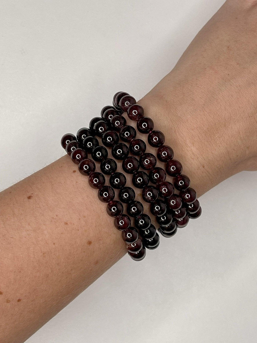 CRYSTAL BRACELETS - amazonite, black obsidian, bracelet, bracelets, dalmatian jasper, energy tool, flash sale, fluorite, garden quartz, garnet, gold sheen obsidian, green, green aventurine, holiday sale, howlite, jewelry, labradorite, lodalite, lodolite, mookaite, morganite, new year sale, prehnite, quartz, rainbow fluorite, rhodonite, rose quartz, snowflake obsidian, sodalite, spring equinox, sunstone, tigers eye, tourmalinated quartz, tourmaline, unakite, wearable - The Mineral Maven