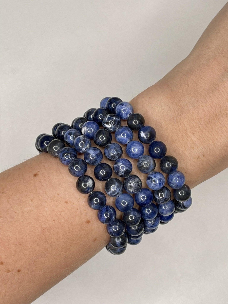 CRYSTAL BRACELETS - amazonite, black obsidian, bracelet, bracelets, dalmatian jasper, energy tool, flash sale, fluorite, garden quartz, garnet, gold sheen obsidian, green, green aventurine, holiday sale, howlite, jewelry, labradorite, lodalite, lodolite, mookaite, morganite, new year sale, prehnite, quartz, rainbow fluorite, rhodonite, rose quartz, snowflake obsidian, sodalite, spring equinox, sunstone, tigers eye, tourmalinated quartz, tourmaline, unakite, wearable - The Mineral Maven