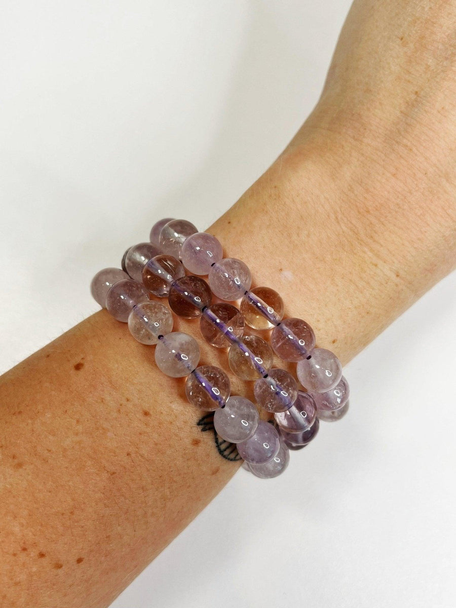 CRYSTAL BRACELETS - amazonite, black obsidian, bracelet, bracelets, dalmatian jasper, energy tool, flash sale, fluorite, garden quartz, garnet, gold sheen obsidian, green, green aventurine, holiday sale, howlite, jewelry, labradorite, lodalite, lodolite, mookaite, morganite, new year sale, prehnite, quartz, rainbow fluorite, rhodonite, rose quartz, snowflake obsidian, sodalite, spring equinox, sunstone, tigers eye, tourmalinated quartz, tourmaline, unakite, wearable - The Mineral Maven